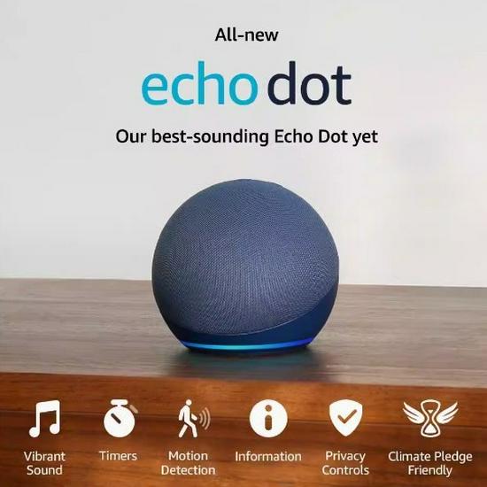 Smart Speaker Alexa Echo Dot 5ª Generazione