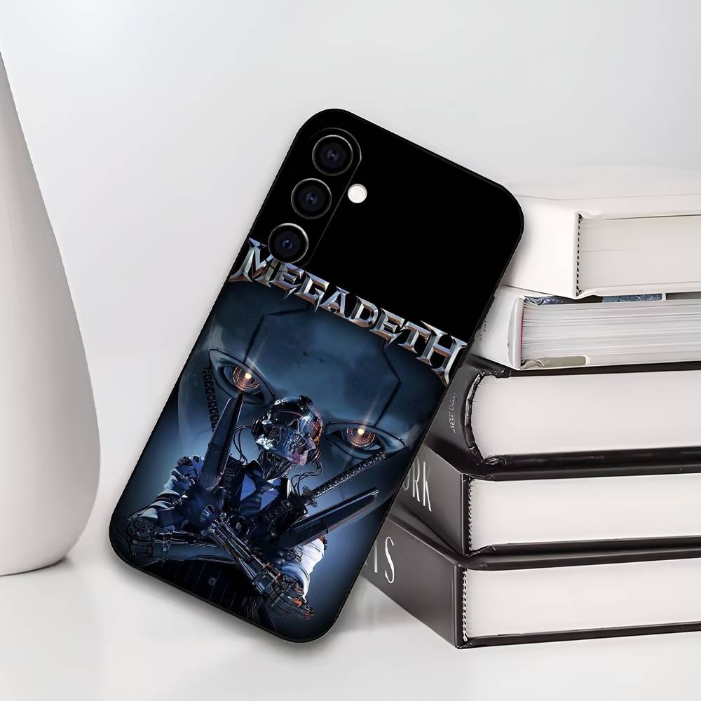 

M-Megadeth Band Phone Case For Samsung Galaxy A73,A72,A71,A70,A53,A52,A51,Soft Silicone Black Cover Samsung a22 4g