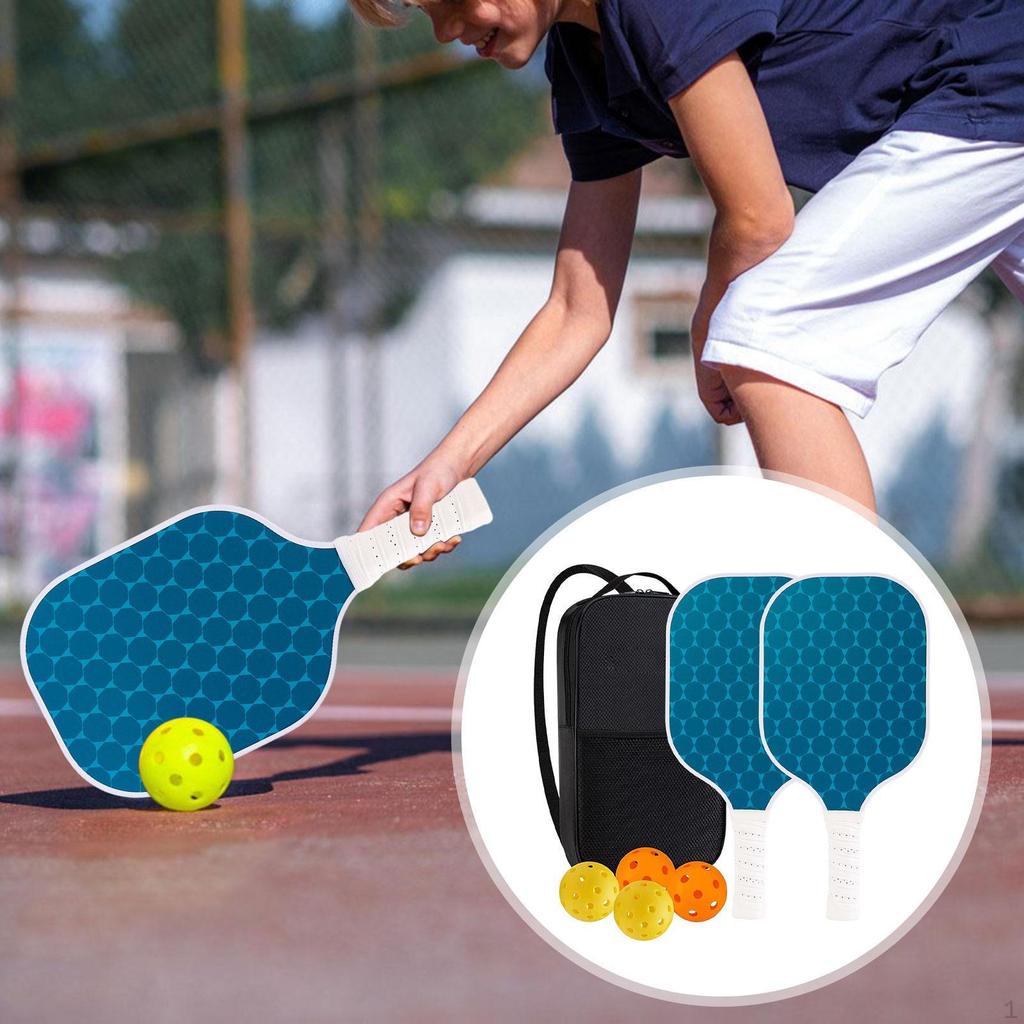 Pickleball Paddles Ball and for Tournament Indoor Outdoor without Towels