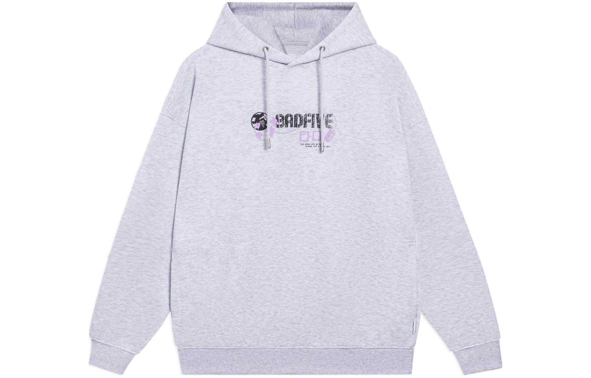 Li Ning Badfive Sweatshirt Unisex Light Heather Gray AWDSD37-2 L