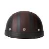 Casco moto scooter open face mezza pelle con visiera occhiali UV stile retrò vintage 54-60 cm