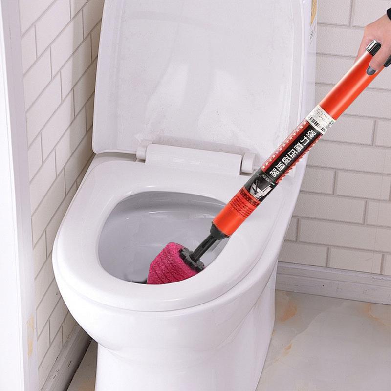 Air Pressure Toilet Plunger Air Plunger Ergonomic Handle Drain Clog Remover High Pressure Plumbing Tool Air Drain Clog Remover
