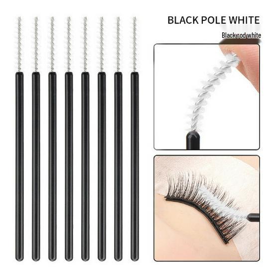 50 Eyelash & Eyebrow Fine Tip Straight Comb Brushes