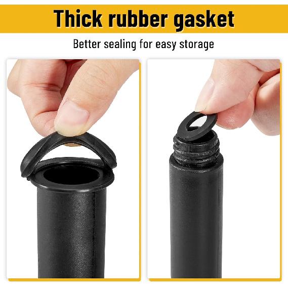 Gas Can Spout Nozzle Set Replacement Universal Kit Leakproof Angle Filter Screen Gasket Vent Cap Drill Bit For Old Gas Can 3 Pack