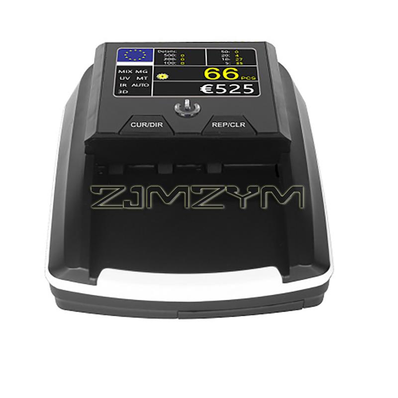 Portable Banknote Detecting Machine Mini Money Counterfeit Currency Checker for US Dollar Euro Bill Notes Detector US