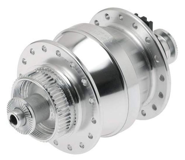 Shutter Precision Ultra Small Dynamo Hub SL 28H S43HUB00702 Silver 28H (SP) PL-8