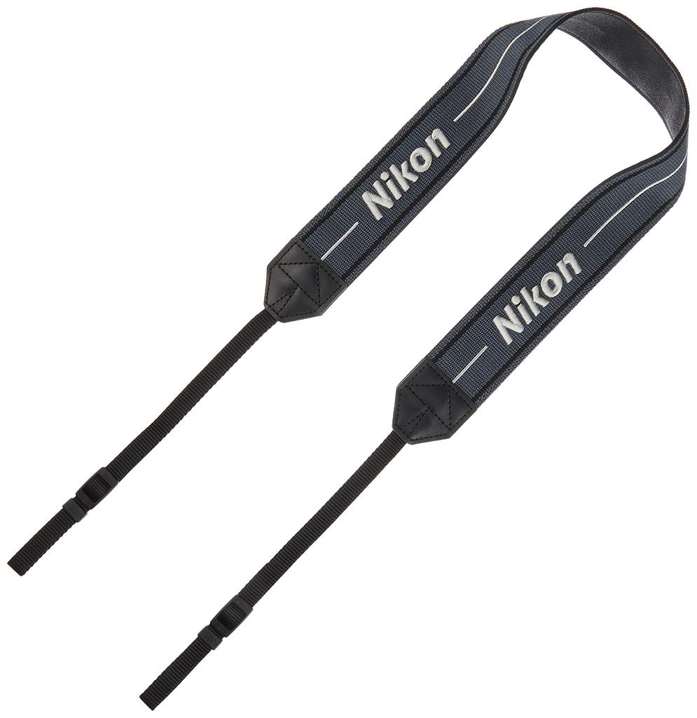 Nikon Neck Strap for DSLR and Mirrorless 45mm Nikon Wide Digital 7055 Cameras, Wide, Logo, Strap, Gray,
