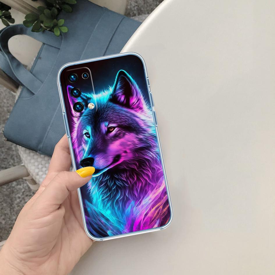

LO7 Animal Wolf Transparent Phone Case for LG K22 K30 K40 K40S K41 K42 K50 K50S K51 K51S K52 K61 K62 K71 K92 Q60 Q61 V40 V50 V60 LG K51S
