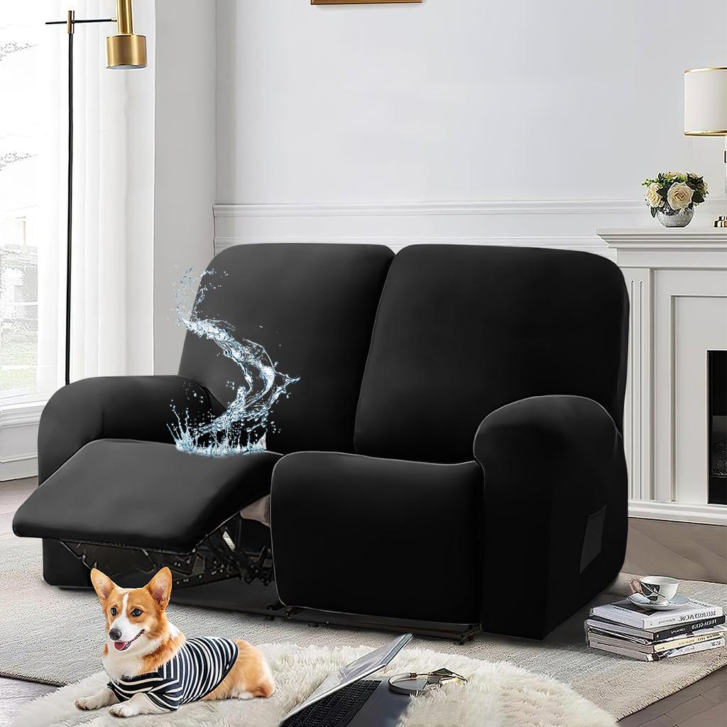 Elastic Milk Silk Waterproof Universal Sofa Cover Full-Body Protector for Recliner and Massage Chair Sofa Cover