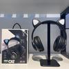 New JST-28 Cat Ear Bluetooth Headphones: Foldable, Over-Ear, Luminous, Wireless.