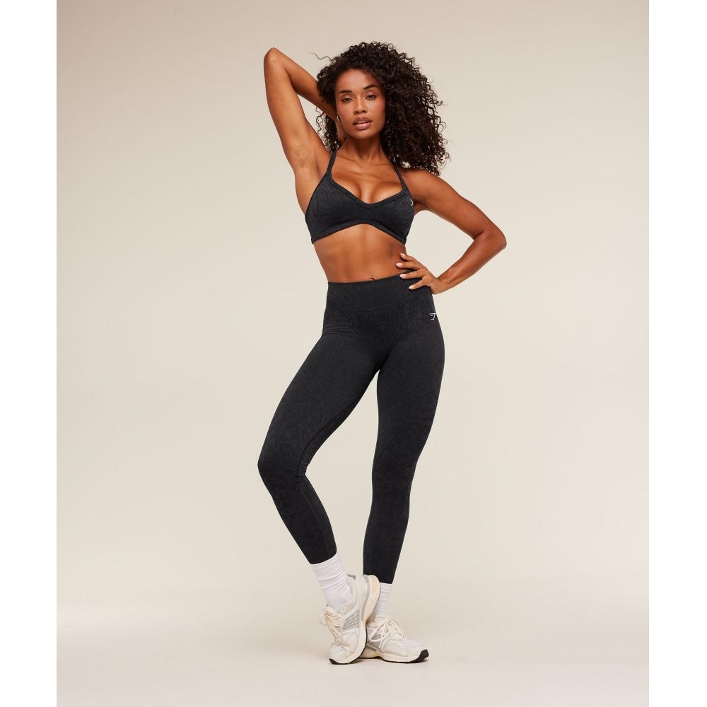 Gymshark Adapt Animal X Whitney Sports Bra Black    Asphalt Grey B5c7q Bdqq