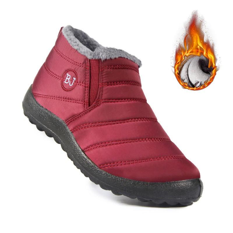 Unisex Cotton Boots Umbrella Cloth Snow Boots