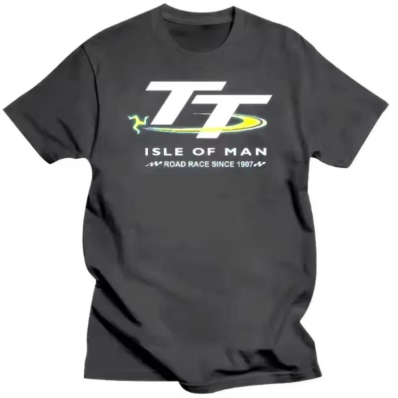 Isle of Man TT Competition Isle of Man Tshirt Mens and Womens Competition 7 Humorous Summer Pure Cotton Tshirt Top Novel New