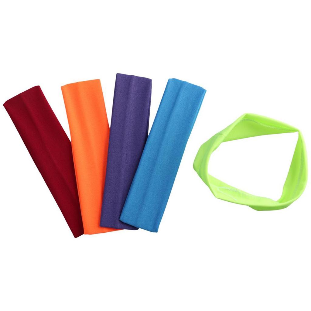 Women Yoga Elastic Hair Bands Headbands Fashion Turban Makeup Hair Hoop Band Sport Absorbing Sweat Headwrap Hair Accessories