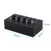 Audio HA400 4 Channel Headphone Amplifier Stereo Audio Amp 12V Power Adapter