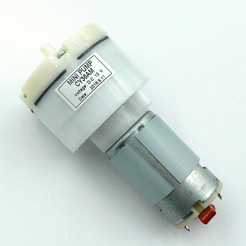 WP36C DC 12V 10L/M -60KPa Large Flow Mini 555 Motor Vacuum Air Pump Negative Pressure Suction Diaphragm Pump DIY Packer Inflator