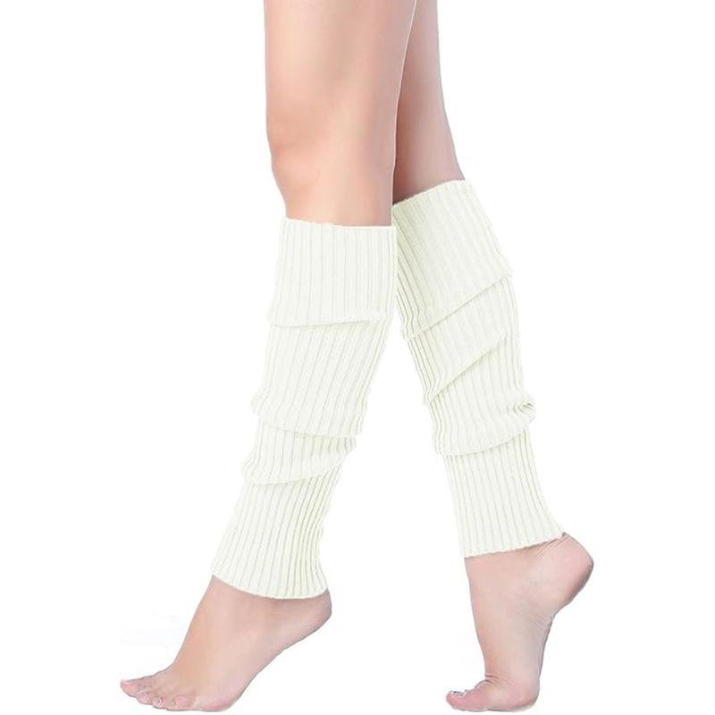 

Fashionable Bandage Dress Warm Women s Dress Boots Ankle Protection Bunching Socks White All yards