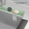 Silicone Flow Guide Drain Pad Slope Drain Pad Simple Bowl and Dish Drying Filter Pad Thermal Insulation Pad