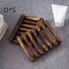 Soap Box Holder High Durability Not Easily Deformed Easy To Clean Bamboo Case Tray Decorative Wooden Soap Drain Holder