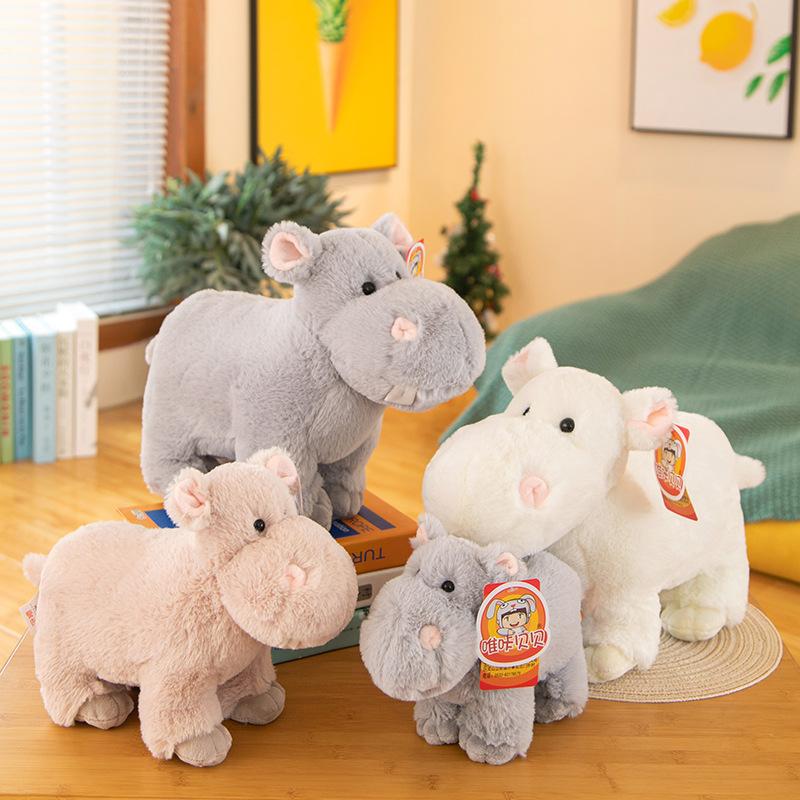 Cute Cute Hippo Plush Toy Doll Cartoon Soothing Elephant Healing and Companion Children Gift
