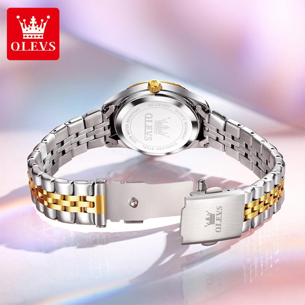 Beautiful Women's Watches Silver Stainless Steel Fashion Quartz Watch for Lady Minimalist Date Luminous Hands Wristwatch