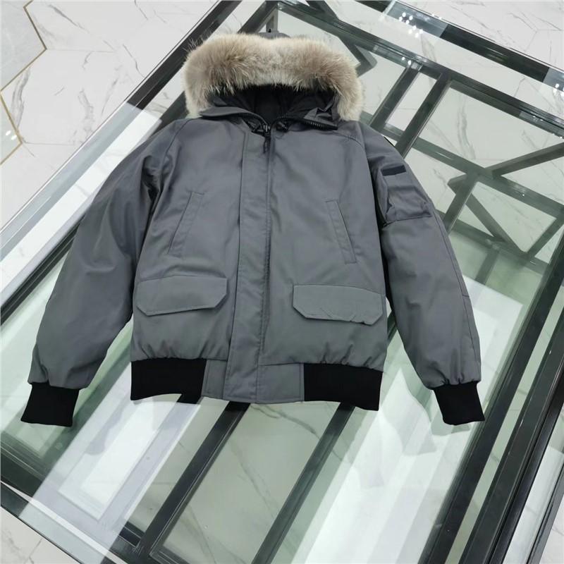 Big goose down jacket Canadian bomber jacket men's and women's jackets couple parka Putin M