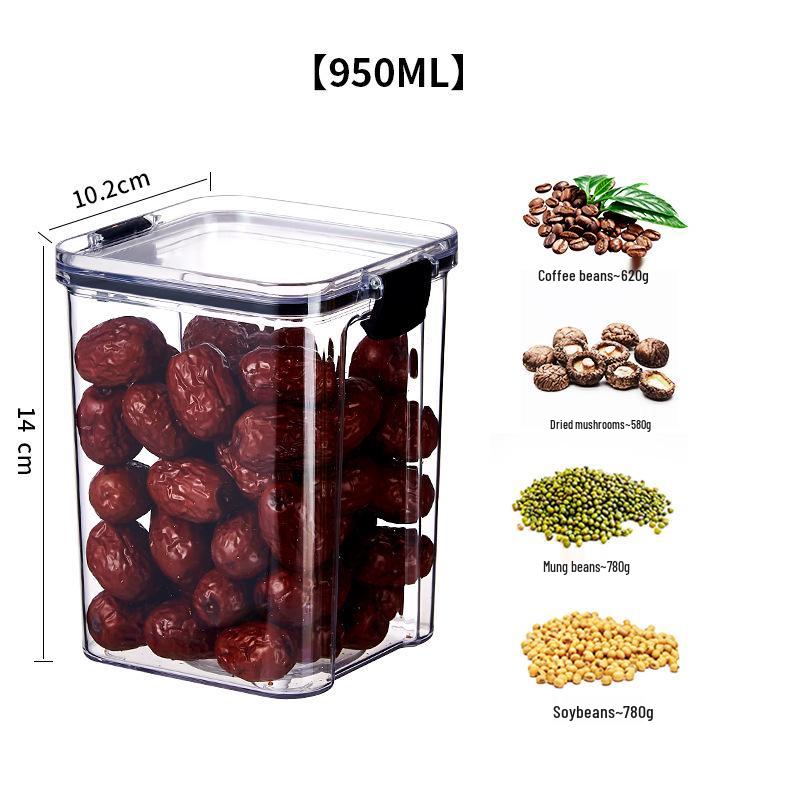 Transparent Food-Grade Plastic Storage Jar for Soups