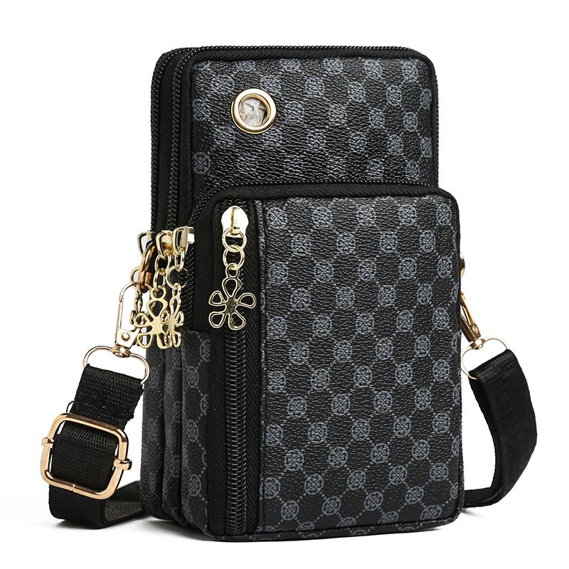 men's and women's mini crossbody phone bags - versatile, fashionable, casual wrist bags, zero-purse arm bags