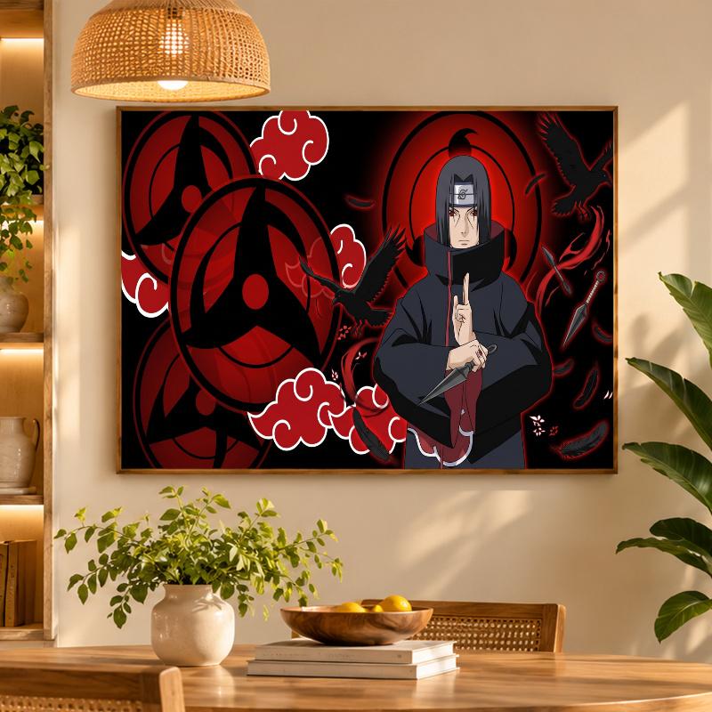 5D Diamond Painting Itachi Uchiha DIY Full Drill Diamond Art Kit Home Decoration