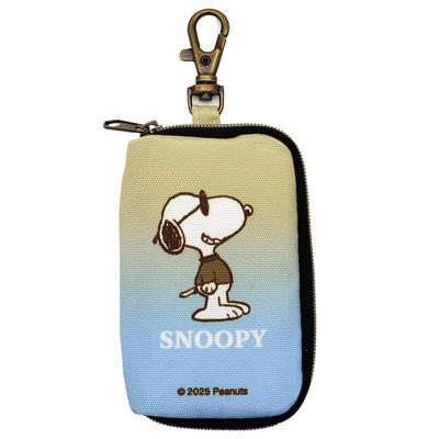 Snoopy Peanuts Gradient Joe Cool Chytrý klíč Béžový V15 x x H2cm Pouzdro, Modrý, 214287-25, Š6.5