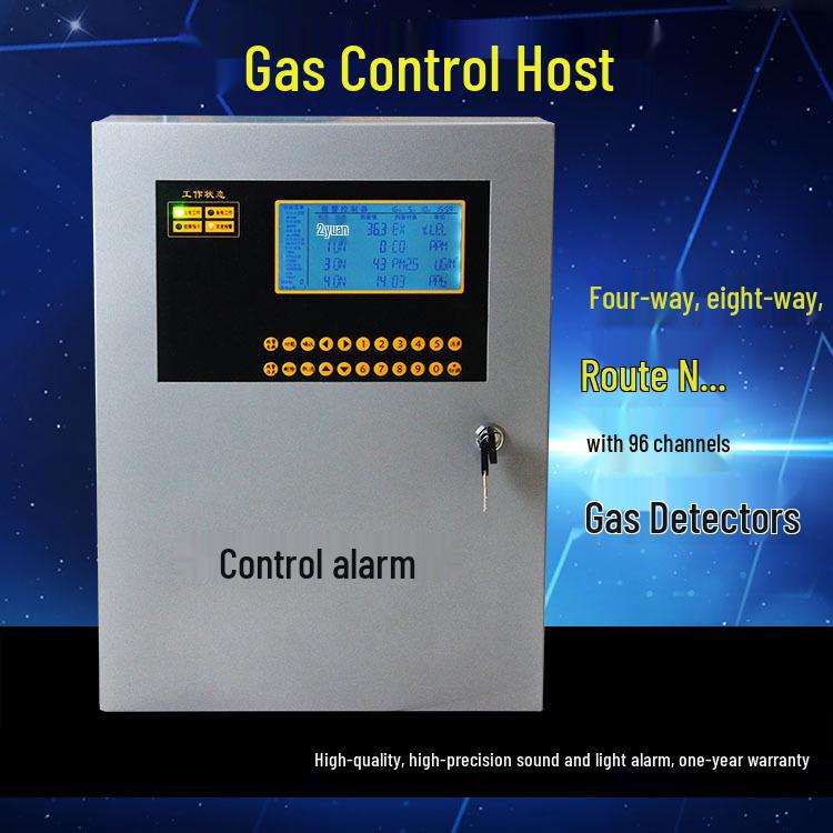 Industrial Gas Leak Alarm: Multi-channel Toxic Gas Detector Controller 430*320*103 mm