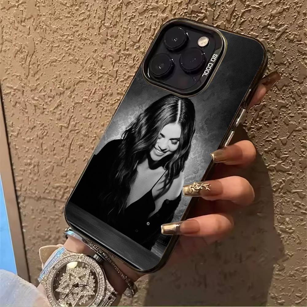 S-G-Selena- Gomez For iPhone 17 16 15 14 13 12 11 Pro Max XS 17 Air Silicone Colored Silver Bumper Cover