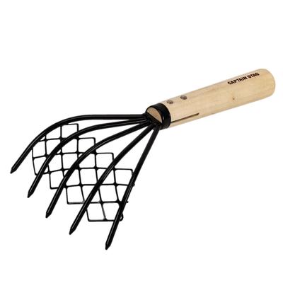 Outdoor Clam Hunting Rake Ninja Rake Versatile Rake Short with Net UX-2654