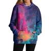 Women's Fashion Daily Versatile Casual Crewneck Sweatshirts Graphic Daily Long Sleeve Gradient Patchwork Printed Top Sweatshirts