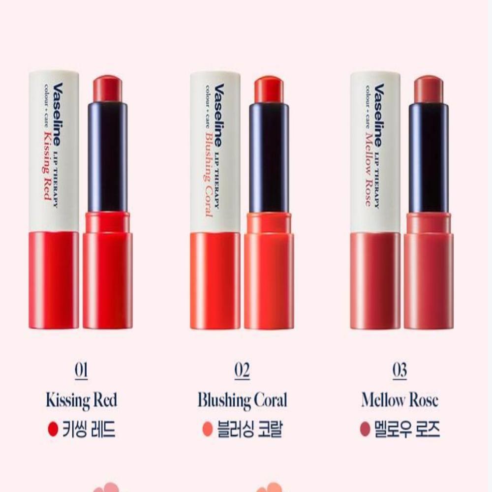 Vaseline Lip Therapy Colour + Care (5 Options)