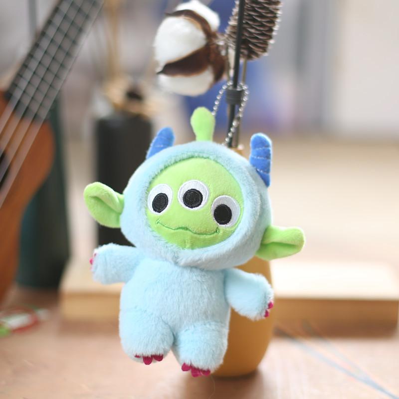 

Инопланетянин История Игрушек Брелок Милая Мультяшная Девочка Рюкзак Декоративный Подвеска Плюш синий