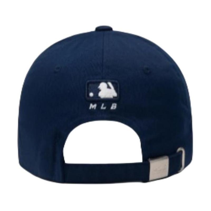MLB Solid color design cotton peaked cap men's multi-color Unpackaged blue F