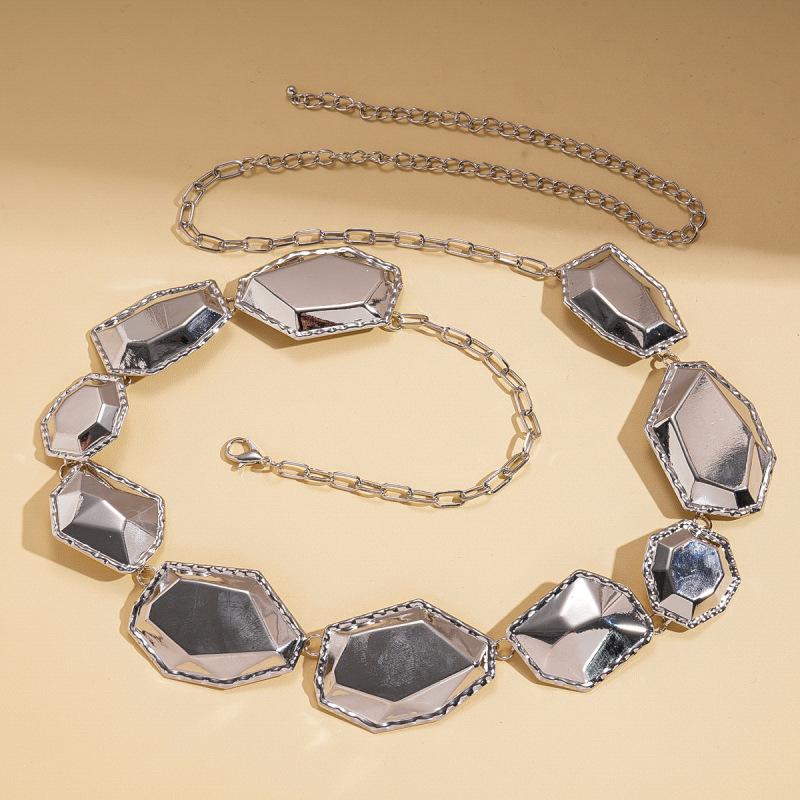 Acrylic Oval Diamond Ring Bracelet Earrings Necklace Accessories Women's Clavicle Chain Versatile Necklace