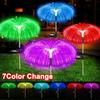 LED Solar Floor Mounted Fireworks Lights, Fairy DIY Light Bundles, Garden Lawn Decorations, Wedding Parties, and Christmas Day Landscape Lighting