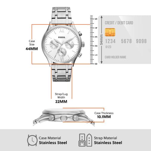 FENMORE Multifunction Stainless Steel Watch