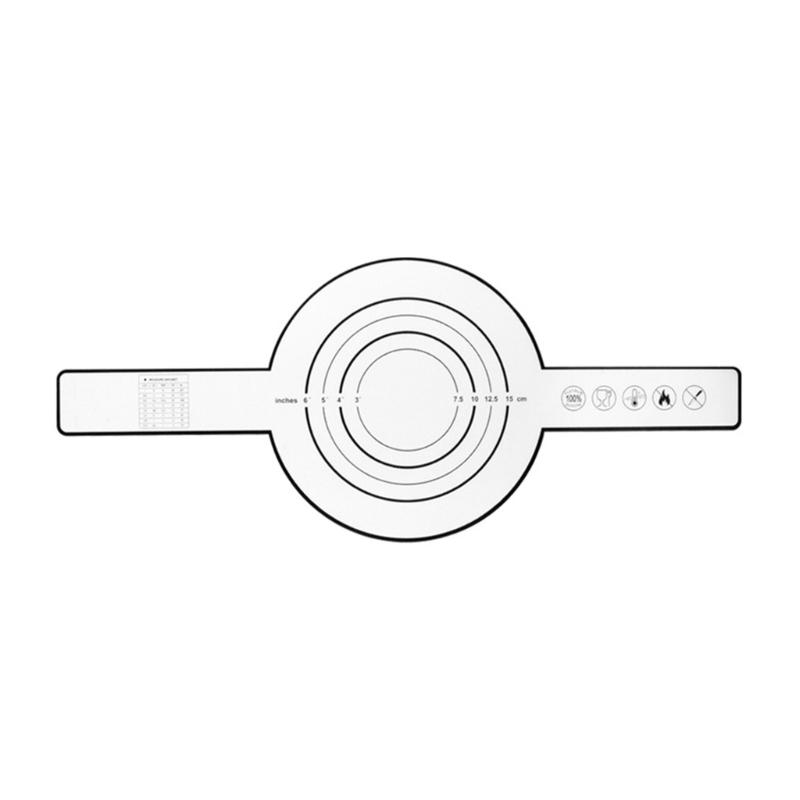 Silicone Baking Mats Long Handle Kneading Pad Convenient Dough Transfer Pad Convenient Kitchen Tool for Bread Kneading