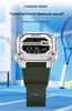 Sanda Men's Multifunctional Waterproof Electronic Watch with Luminous Display and Sports Stopwatch