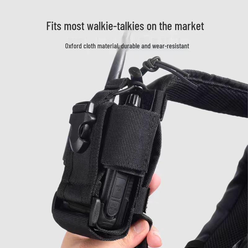 Outdoor Tactical Walkie Talkie Bag - Retractable, Ultralight, Small & Large Sizes Available