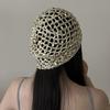 Reflective Sequined Hat Stackable Design Comfortable Pullover Hollowout Hat For Women Daily and Evening Party Photo Wear