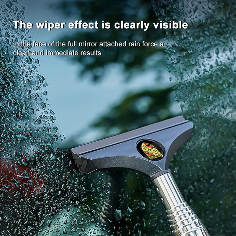 1Pcs Car Rearview Mirror Wiper Retractable Handheld Cleaning Brush For Porsche 911 918Spyder 928 944 968 Boxster Cayenne Macan Panamera