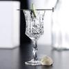 2ks 100ml evropský křišťálový vyřezávaný pohár kreativní průhledný zadní sklenice retro embed šampaňské zmrzlina džus studený nápoj pohár