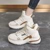 36-43 Women's Plus Size Fashionable Plus Velvet Warm Casual High Top Cotton Shoes Snow Boots Sports Women's Cotton Shoes