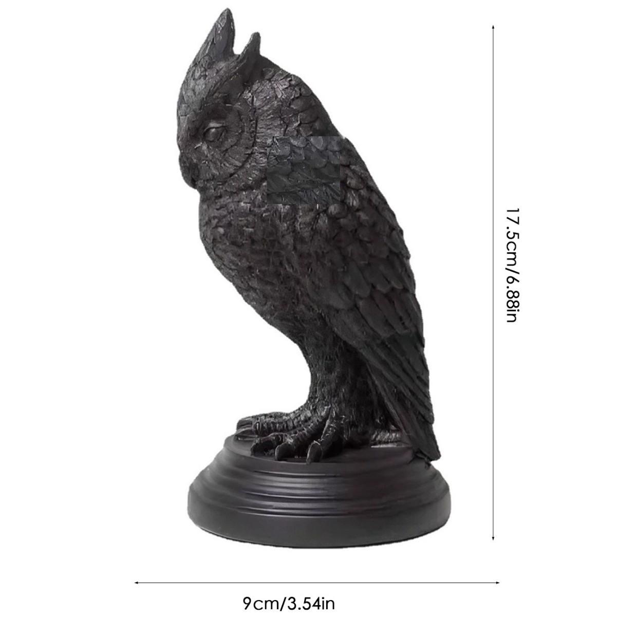 

Halloween Gothic Style Owl Raven Candle Holder Craft Tabletop Ornament Halloween Candle Holder Candle Holders Decor for Table 1Pc