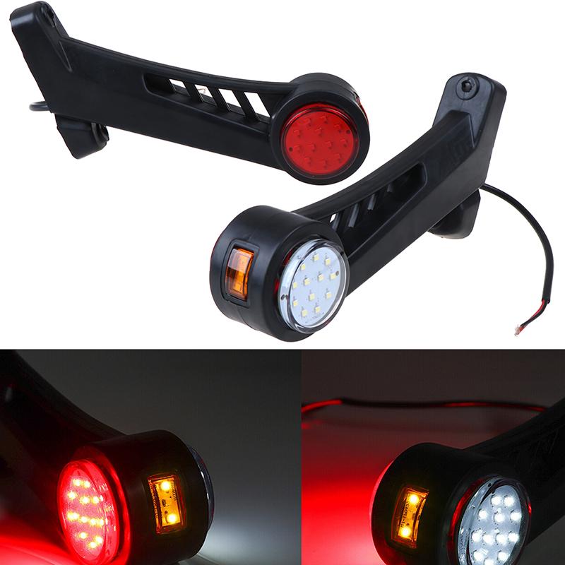 Car Side Light MASO 2X 12V 6LED ELBOW SIDE MARKER LIGHTS RUBBER LAMP OUTLINE TRAILER TRUCK VAN LORRY Car Side Light MASO 2X 12V 6LED ELBOW SIDE MARKER LIGHTS RUBBER LAMP OUTLINE TRAILER TRUCK VAN LORRY