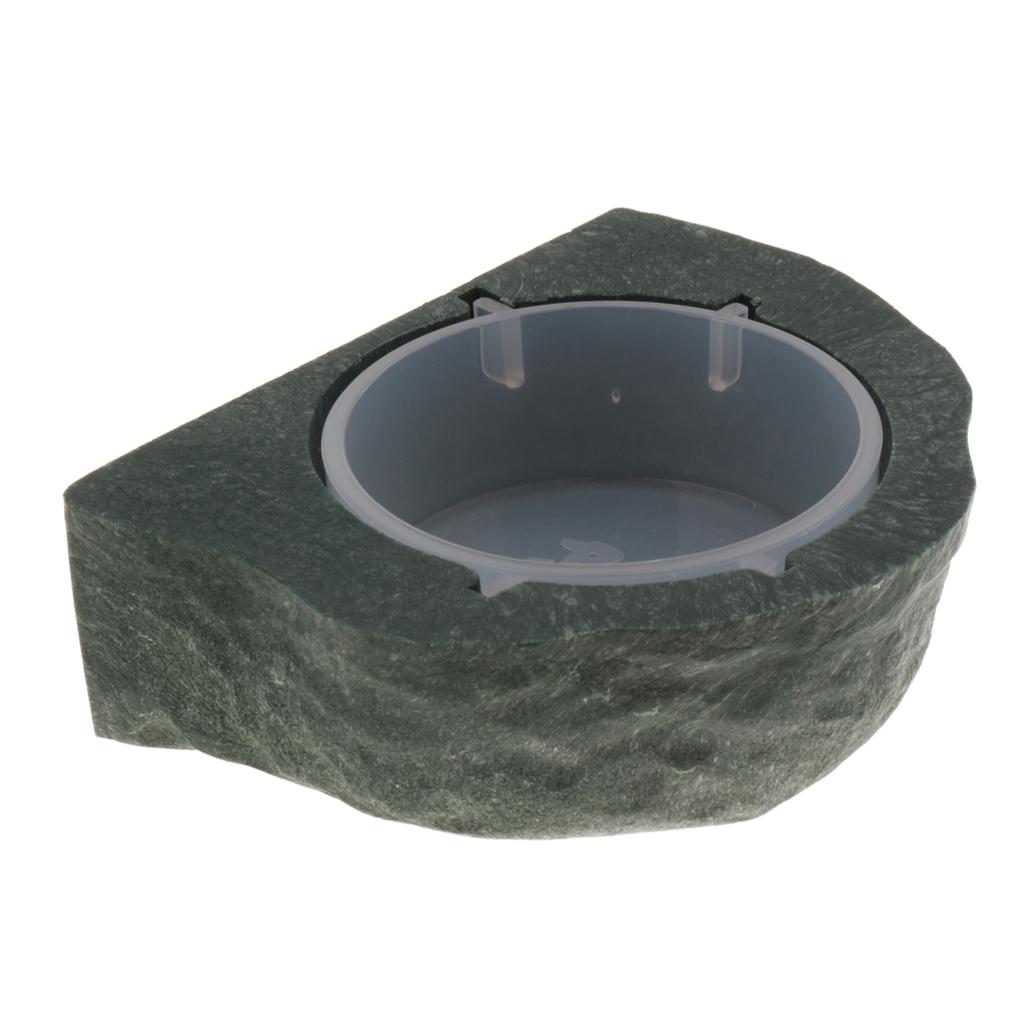 Magnetic Feeding Ledge Plastic Gecko Feeder Ledge Food Dish Bowl Feeder for Crested Gecko Accessories Terrarium